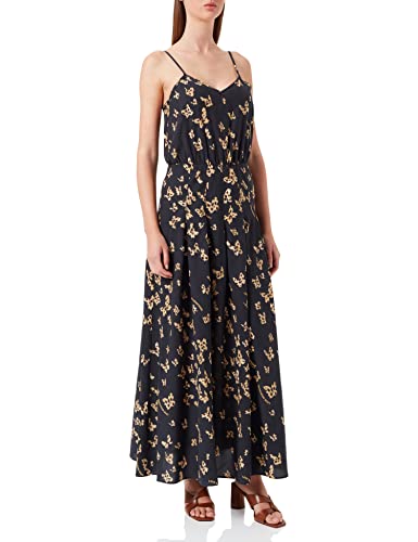 Love Moschino Damska sukienka z długimi paskami, farfall.fo.nero, 40