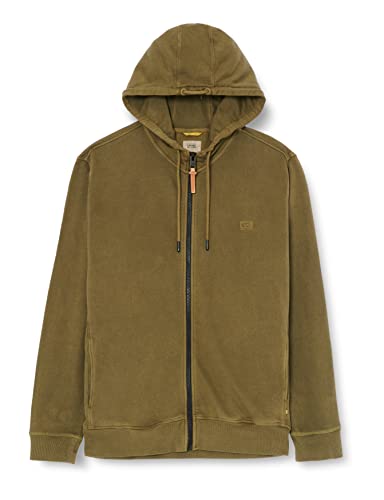camel active Męska kurtka z dzianiny 409401/8W06, Olive Brown, L