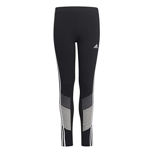 adidas Dziewczęce legginsy G Cb Tig, czarne/grinowe/białe, 12 par, czarny/brązowy/biały, 12 Lata