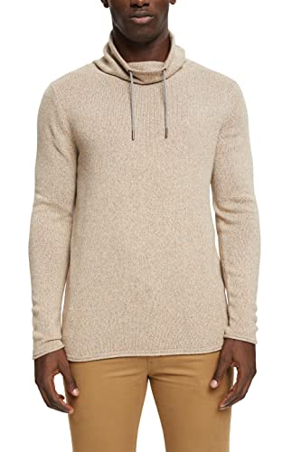 ESPRIT sweter męski, 299/kremowy beżowy 5, XL