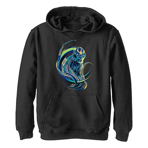 Marvel Chłopięca bluza z kapturem Kro Color, czarny, L
