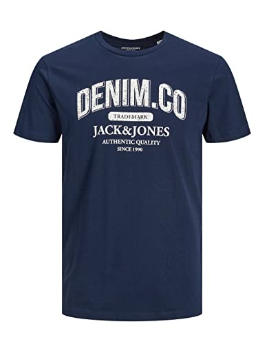 Jack & Jones T-shirt męski, Marynarka marynarska, XXL