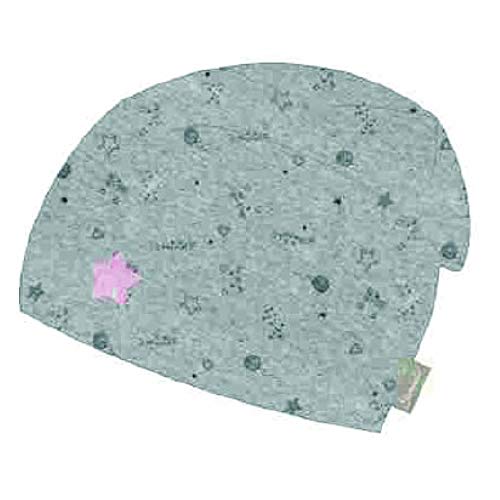 Sterntaler Slouch-Beanie Czapka na słuchawki dla dzieci i dziewcząt, srebrny, 41