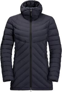 Jack Wolfskin damski sportowy płaszcz z dzianiny, grafit, M
