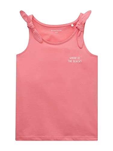 TOM TAILOR Dziewczęta Top z kokardką 1031828, 23807 - Sunrise Pink, 92-98