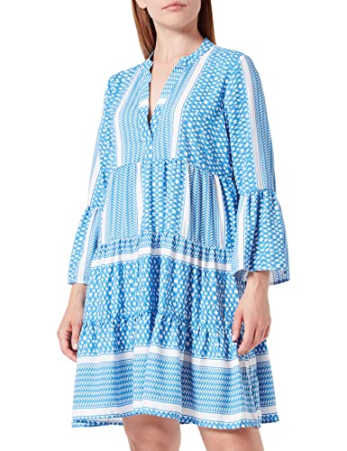 ONLY Damska sukienka ONLELLA Athena 3/4 V-Neck Dress WVN, Campanula/AOP: Athena, M