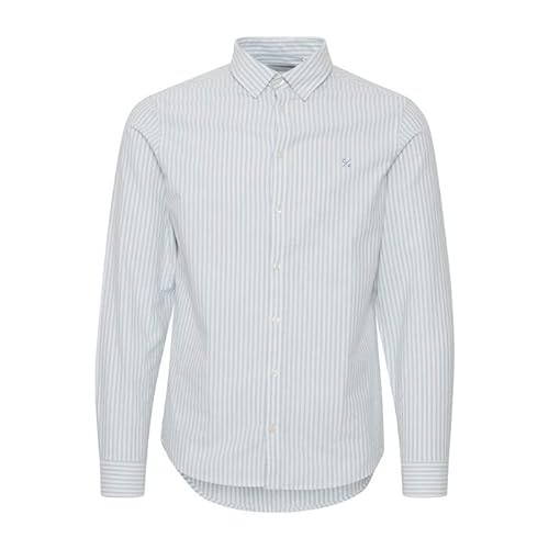 CASUAL FRIDAY Męska koszula CFAnton LS BD Striped wash. Koszula Oxford, 171009_Dune, S, 171009_dune, S