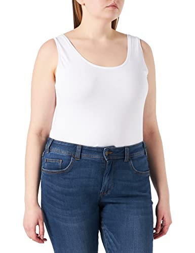 Marc O'Polo Damska koszulka na ramiączkach/Cami Shirt, biały, XL