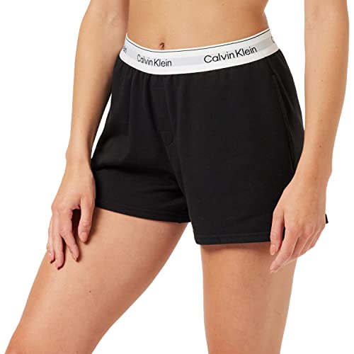 Calvin Klein Damskie szorty do spania, Czarny, M