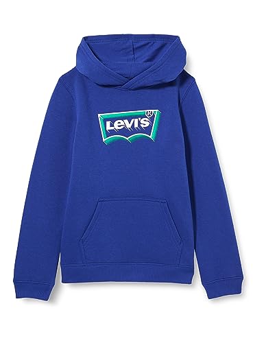 Levi's Chłopięca bluza z kapturem Lvb Batwing Fill 8ej321, Sodalite Blue, 8 Lat