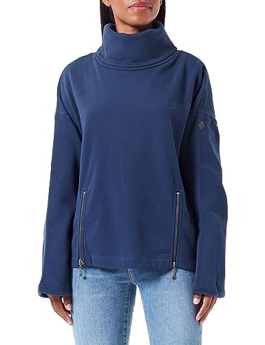 TILDEN Damski sweter oversize 37831163, granatowy, L, ciemnogranatowy, L