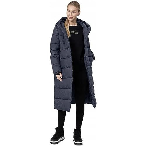 4F H4z22-kudp018 Płaszcz, Denim, XL Kobiety, Denim, XL