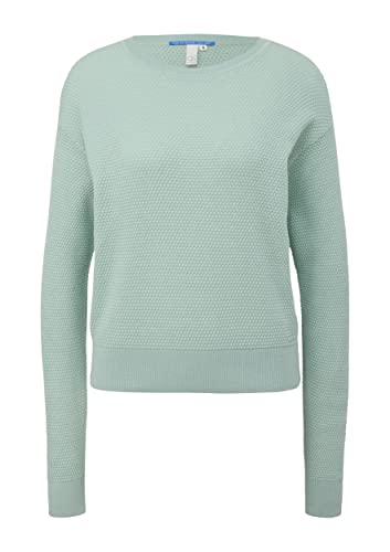 Q/S by s.Oliver Sweter damski, z długim rękawem, niebiesko-zielony, S, Niebieski zielony, S