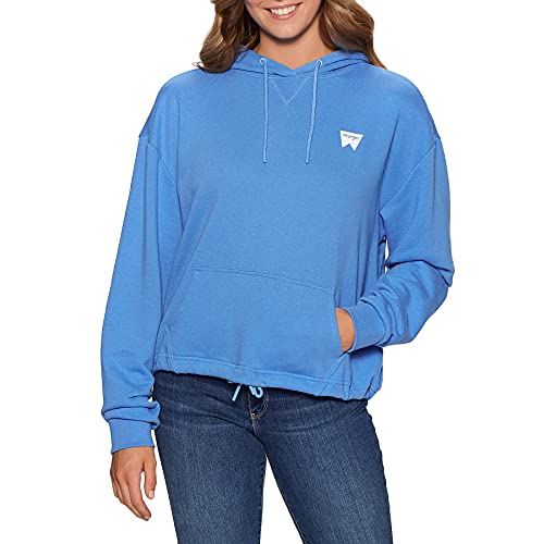 Wrangler Bluza damska z kapturem Drawcord, Marina Blue, S