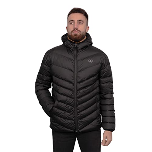 Just Emporio Męska kurtka z kapturem dla dorosłych, czarna, XL, czarny, XL