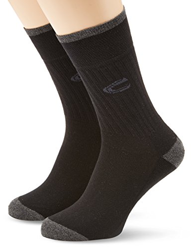 camel active Skarpety męskie, 2 sztuki w opakowaniu 6510 / camel active skarpety sportowe, 2 sztuki, czarny (Black 610), 43-46 EU