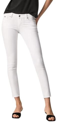 Pepe Jeans Soho Dżinsy Damskie, Biały (biały), 24W x 30L