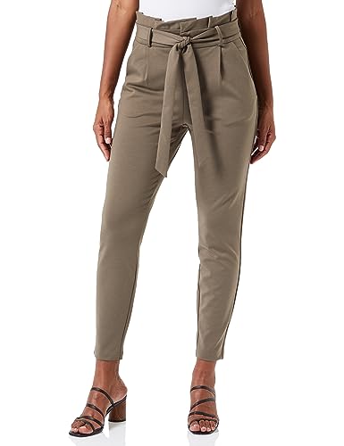 Bestseller A/S Damskie spodnie VMLUCCAEVA HR Paperbag Pant GA NOOS, Bungee Cord, M/34, Bungee Cord, (M) W / 34L