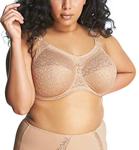 Goddess Damski biustonosz Adelaide z fiszbinami pełny miseczka pokrycie biustonosza