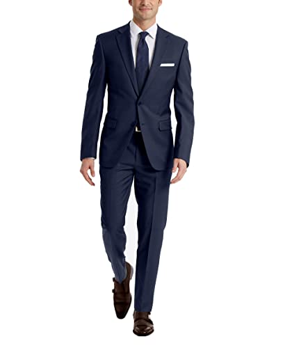 Calvin Klein Męska kurtka biznesowa slim fit, NIEBIESKI, 50