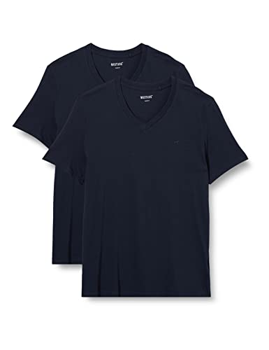 MUSTANG T-shirt męski (2 sztuki), Dark Sapphire 4136, S