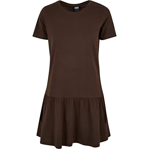 Urban Classics Panie Valance Tee Sukienka Damska Sukienka, Brązowy, S