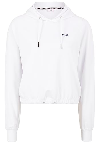 FILA Damska bluza z kapturem BAALBERGE Cropped, jasna biała, XS, Bright White, XS