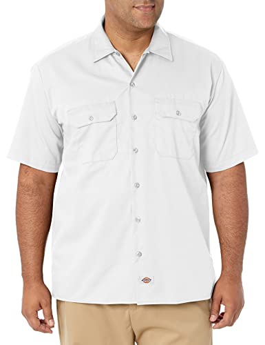Dickies Męska koszula robocza z krótkim rękawem, biały (White Wh), 5XL
