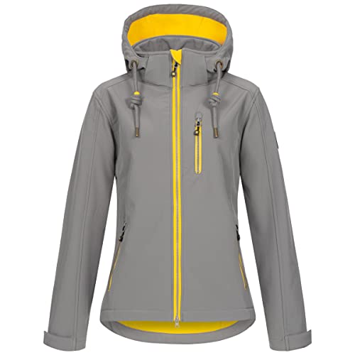 Damska kurtka softshell z odpinanym kapturem kurtka przejściowa Windbreaker #ankerglutfreude