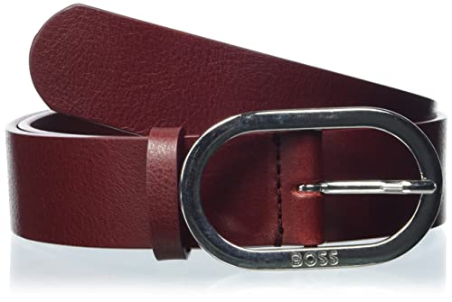 BOSS Pasek damski, Ciemny Red606, 85 cm