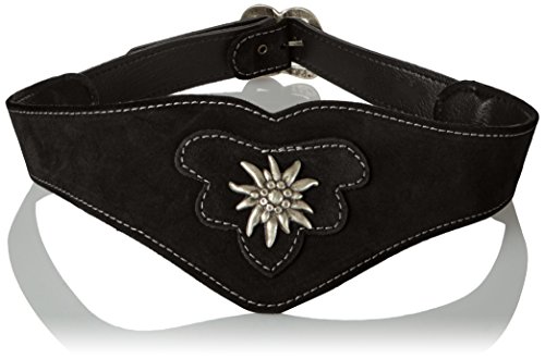 Werner Trachten Damski pasek do stroju ludowego, Czarny (czarny V 999), 80