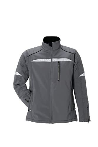 Planam Durawork męska kurtka softshellowa, szaro-czarna, model 2951, rozmiar XXL