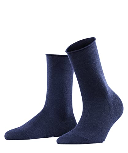FALKE Kobiety Skarpety Active Breeze W SO Trwały Lyocell jednokolorowe 1 Para, Niebieski (Navy Melange 6127), 39-42