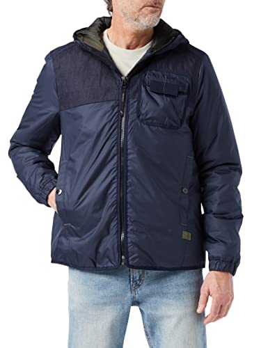 G-STAR RAW Męska kurtka z podszewką Denim Mix, Niebieski (sartho blue D20119-B577-6067), L