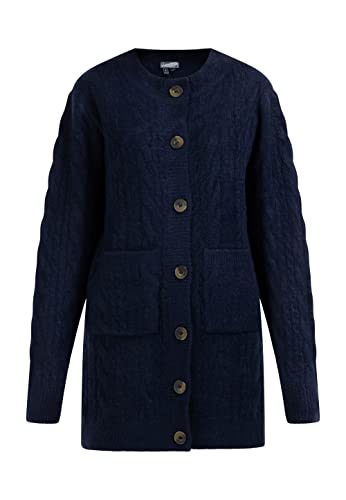DreiMaster Kardigan z guzikami damski 39425097, morski, XL-XXL