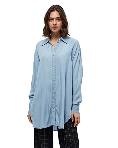 Minus Damska koszula Anja Oversize, denim, 8