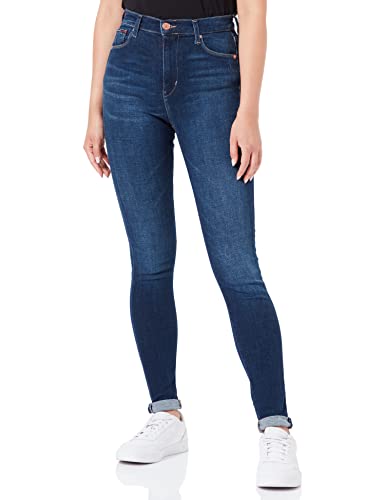 Tommy Jeans Spodnie damskie, Ciemna dżinsowa, 27W / 32L