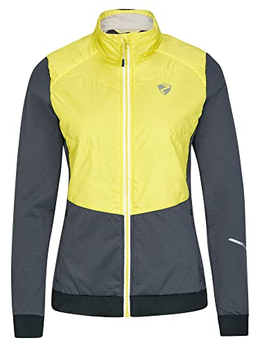 Ziener Damska kurtka funkcyjna / hybrydowa NARINA | watowana, wiatroszczelna, Primaloft, lemon glaze.ombre, 38