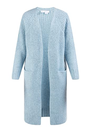 usha WHITE LABEL Damski kardigan z dzianiny, błękitny, XS-S