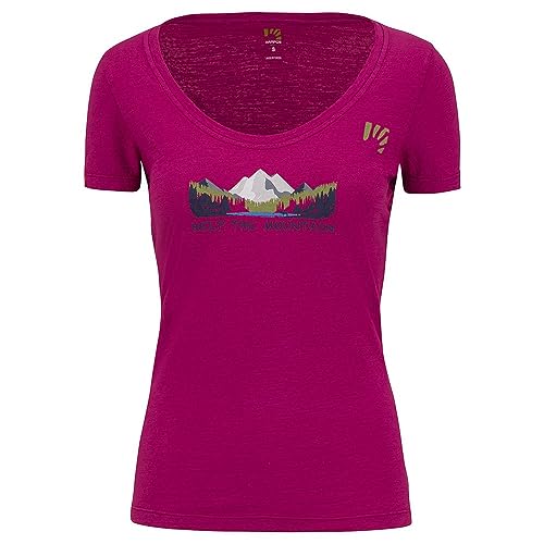 Karpos 2532036-653 AMBRETTA W T-Shirt Koszulka Damska Cherries Jubilee Rozmiar XS, Cherries Jubilee, XS