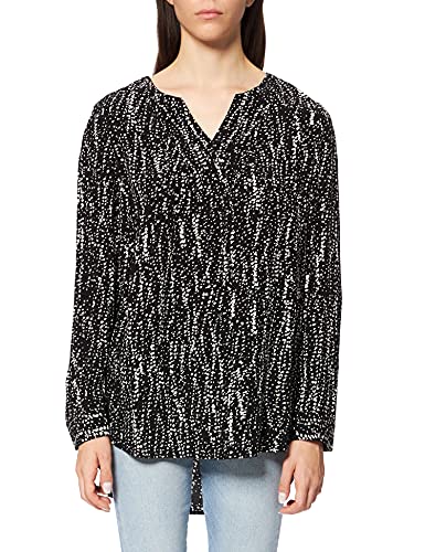 Comma CI Bluzka damska, 99a2 Black Aop, 40 PL