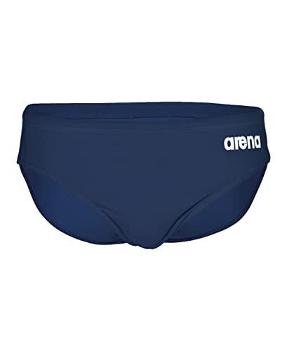ARENA Męskie slipy Team Swim Briefs Solid Slip, granatowo-białe, 40, granatowo-biały