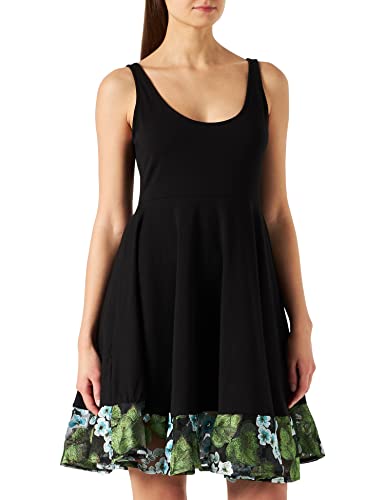 Desigual Damska kamizelka Camile casualowa sukienka, Czarny, L