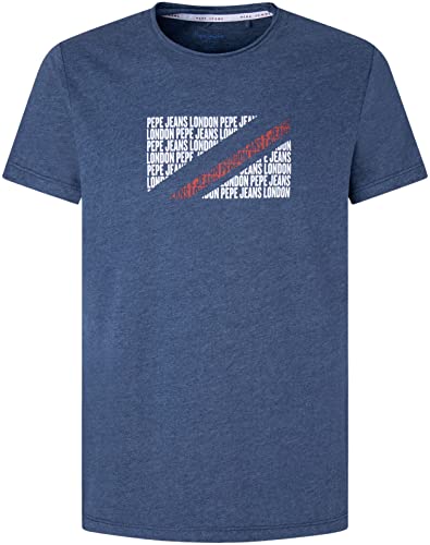 Pepe Jeans Koszulka męska Raizo, Niebieski (Jarman), S