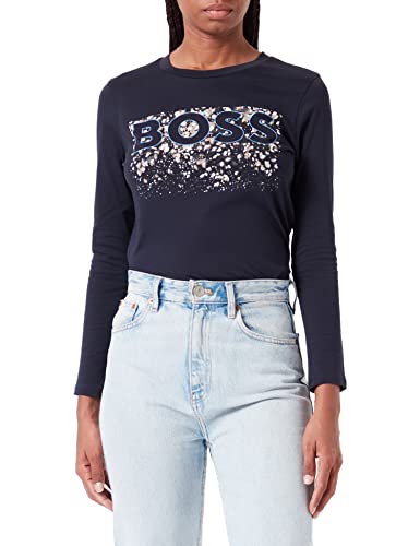 BOSS Bluza damska, niebieska (Open Blue), XS (DE)