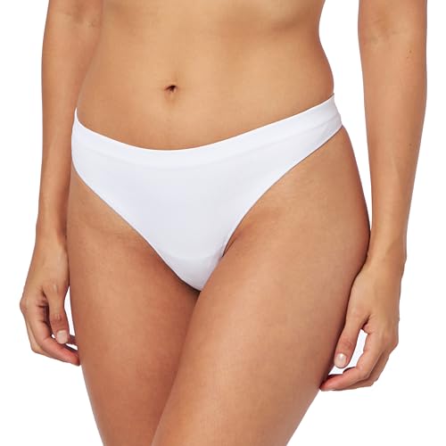 ONLY Onlvicky Rib S-Less Thong 3-PK NOOS stringi damskie, białe/opakowanie: X 3, S/M, Biały/opakowanie: x 3, S-M