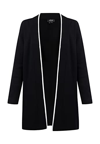 usha BLACK LABEL Kardigan damski, czarny, M-L
