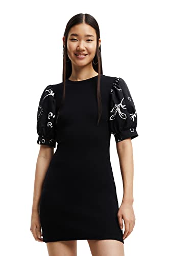 Desigual Damska sukienka Vest_Kassandra, 2000 Black Casual Dress, XS