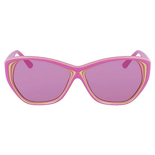 KARL LAGERFELD KL6103S Okulary, Pink/Yellow, 58/13/140 dla kobiet, Różowy/żółty, 58/13/140