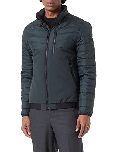 bugatti Męska kurtka 273100-29041, butelkowa zieleń, standardowa